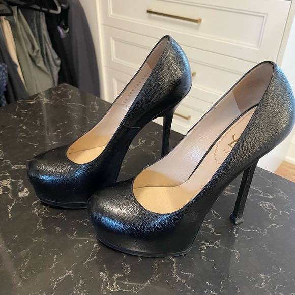 Authentic YSL Black Heels - Picture 4 of 6